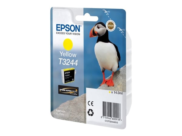 Epson T3244 Yellow, Väriainepohjainen muste, 14 ml, 980 sivua, 1 kpl