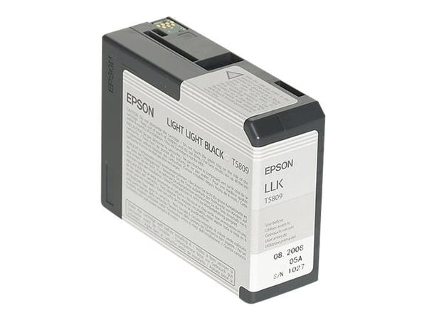 Epson Singlepack Light Light Black T850900, Väriainepohjainen muste, 80 ml, 1 kpl