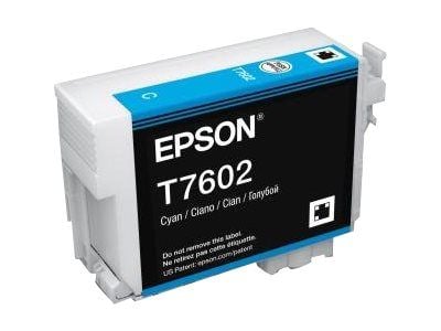 Epson T7602 syaani, Syaani, 25,9 ml, 1 kpl