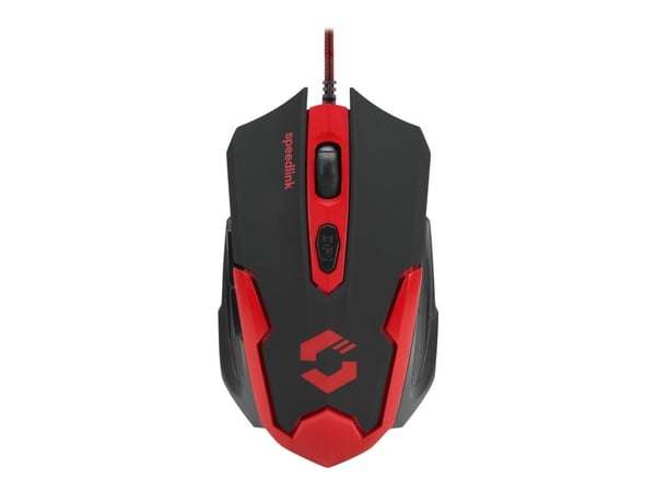 SPEEDLINK XITO Gaming - Mus - optisk - 5 knappar - kabelansluten - USB - svart, röd