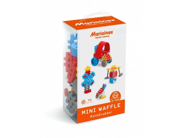 Marioinex mini waffle 70 deler konstruktør