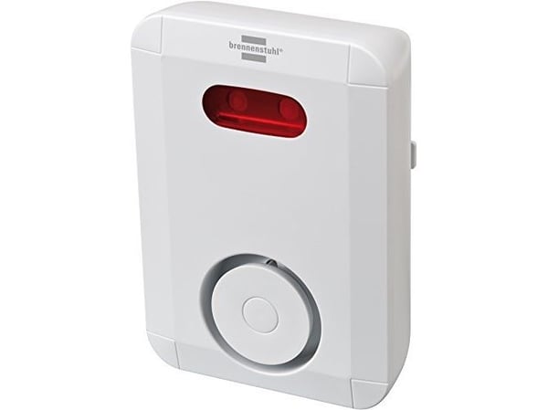 Brennenstuhl 1294200, Trådløs sirene, 868.3 MHz, 100 dB, IP44, Hvit, Alkalinsk