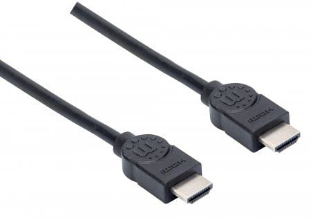 Manhattan 355308, 1,5 m, HDMI Typ A (standard), HDMI Typ A (standard), 3D kompatibilitet, 10,2 Gbit/s, Svart