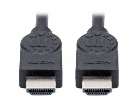 Manhattan 355308, 1,5 m, HDMI Typ A (standard), HDMI Typ A (standard), 3D kompatibilitet, 10,2 Gbit/s, Svart