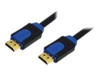 LogiLink CHB1110, 10 m, HDMI Type A (Standard), HDMI Type A (Standard), 10,2 Gbit/s, Sort, Blå