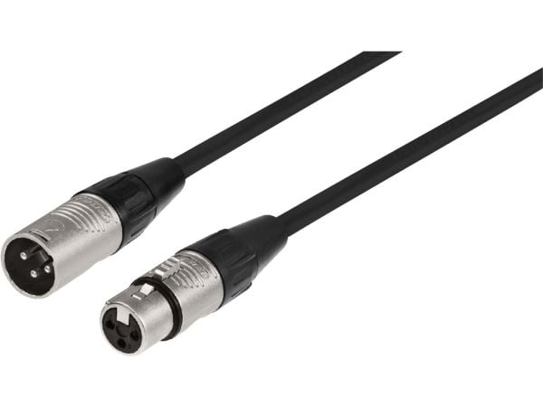 MECR-200/SW XLR-kabel 2m sort