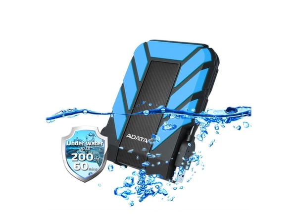 ADATA HD710P - Harddisk - 1 TB - ekstern (bærbar) - 2.5" - USB 3.1 - blå