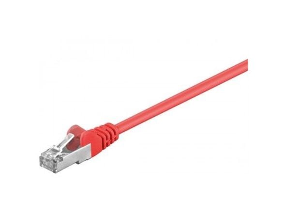 Goobay 95539, 1,5 m, Cat5e, F/UTP (FTP), RJ-45, RJ-45, Rød