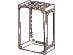 Fibox Base, PC Aukot, 5x koko 2 laippa + 1x koko 3 laippa 3530319 Kabinet-underdel 560 x 380 x 150 Polykarbonat Gråhvid (RAL 7035) 1 stk