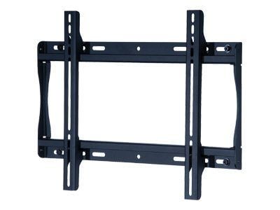 Peerless SmartMount Universal Flat Wall Mount SF640P - Monteringssett (veggplate, brakett) - for LCD-skjerm - svart - skjermstørrelse: 32"-50" - mo...