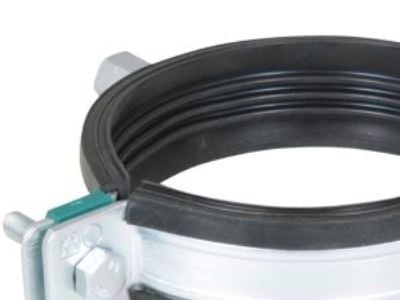 Walraven HD1501 rørb. 25-29mm - BUP Svær 2-skrue rørbøjle med EPDM og M8/10 gevind