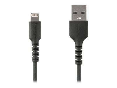 StarTech.com 3 ft (1m) Kestävä musta USB-A Lightning-kaapeli, kestävä, kestävä aramidikuituinen USB-tyypin A Lightning-laturi-/synkronointivirtajoh...