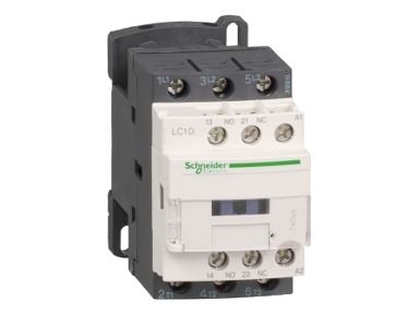 SCHNEIDER ELECTRIC Kytkin 5,5kW, 400V AC, 12A AC3:ssa,3-napainen, 1NO+1NC, kelan jännite 230V AC