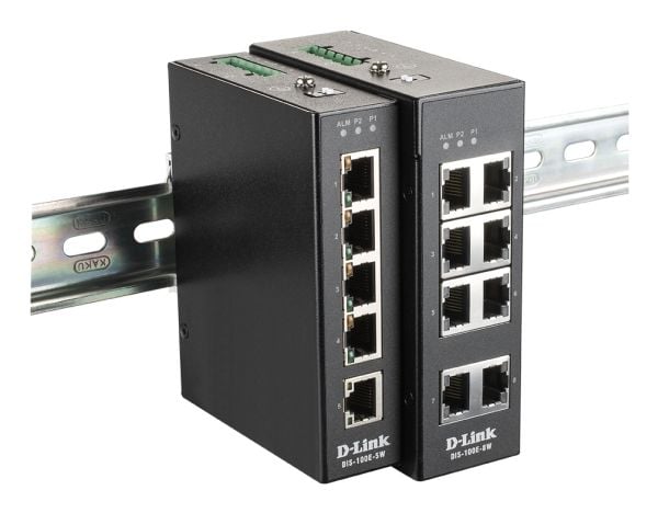 D-Link DIS-100E-8W, Hallitsematon, L2, Fast Ethernet (10/100), Täysin kaksipuolinen, Telineasennus, Seinäkiinnitteinen