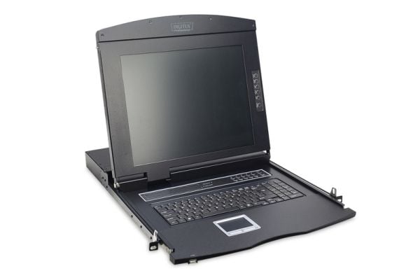 DIGITUS Modular Console Keyboard TR 17'' TFT 43,2 cm 1-ports KVM touch sw