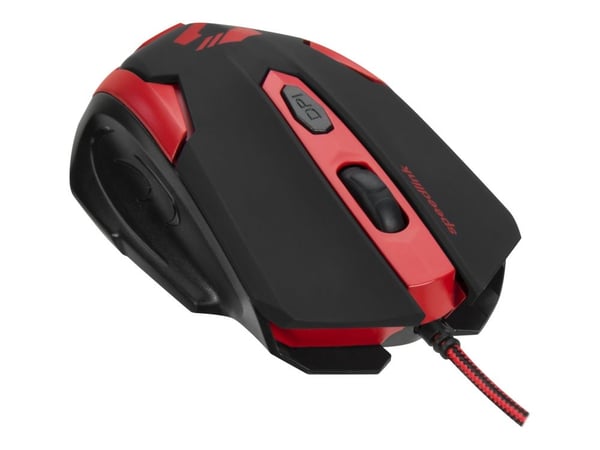 SPEEDLINK XITO Gaming - Mus - optisk - 5 knappar - kabelansluten - USB - svart, röd