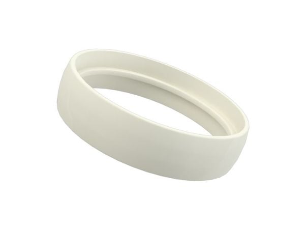 Multibrackets M Pro - Monteringskomponent (ledningslucka) - plast - vit - stångmontering