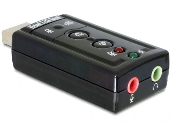 Delock - Lydkort - 24-bit - 96 kHz - 7.1 - USB 2.0 - CM6533