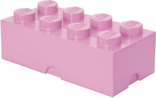 Room Copenhagen LEGO Storage Brick 8, Lager boks, Rosa, Monokromatisk, Rektangulær, Polypropylen (PP), 500 mm