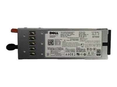 Dell - Strømforsyning - redundant - 870 watt - oppusset - for PowerEdge R710 (870 watt), T610 (870 watt); PowerVault NX3000
