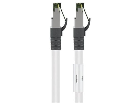 Goobay 55126, 3 m, Cat8.1, S/FTP (S-STP), RJ-45, RJ-45, Hvit
