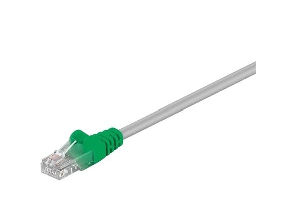 Goobay 68868, 5 m, Cat5e, U/UTP (UTP), RJ-45, RJ-45, Grønn, Grå