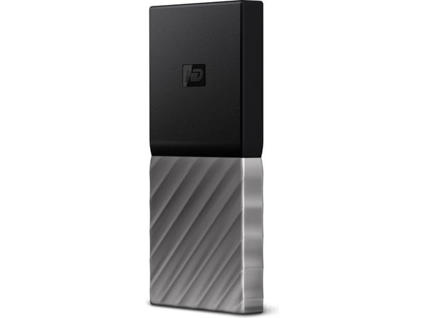 Western Digital My Passport SSD, 2 TB, USB Type-C, 3.2 Gen 1 (3.1 Gen 1), 540 MB/s, Musta, Hopea