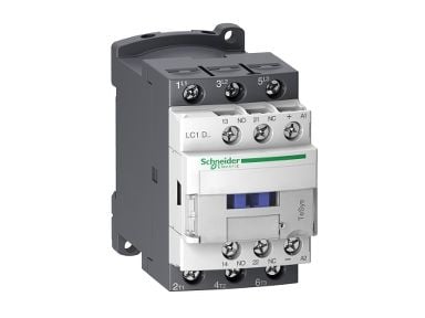SCHNEIDER ELECTRIC Kytkin 7,5kW, 400V AC, 18A AC3, 3-napainen, 1NO+1NC, ohjausjännite 24V DC, pienitehoinen käämi