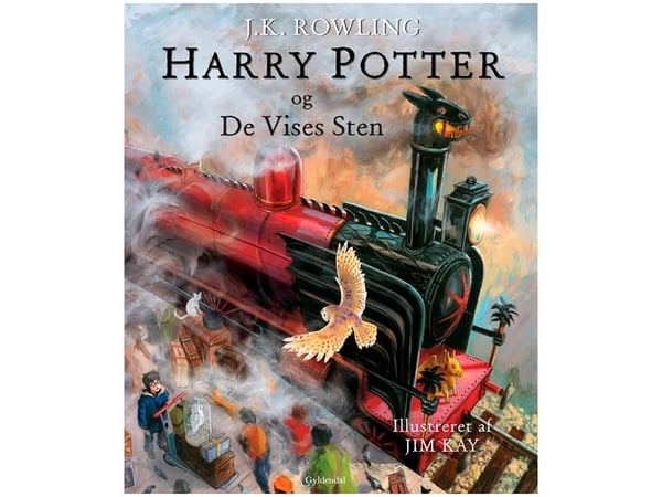 Harry Potter Illustreret 1 - Harry Potter og De Vises Sten | J. K. Rowling | Kieli: Tanska