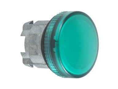 Schneider Electric ZB4, Knapp, Grön, BA 9s, IP66, IK06, Klass I