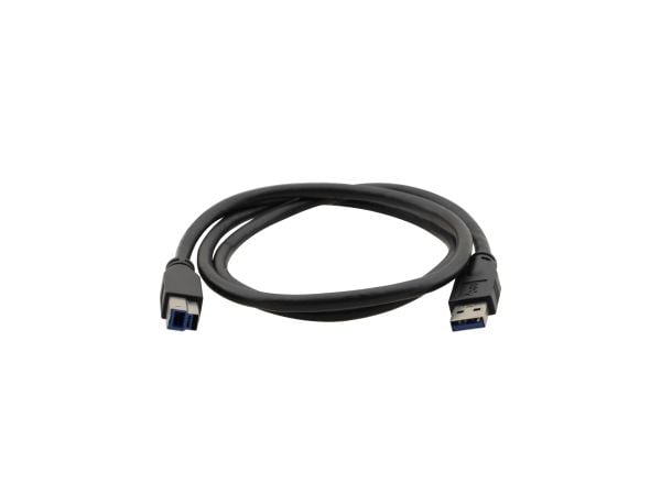 Kramer Electronics 3ft, USB3.0-A - USB3.0-B, 0,9 m, USB A, USB B, USB 3.2 Gen 1 (3.1 Gen 1), Uros/uros, Musta