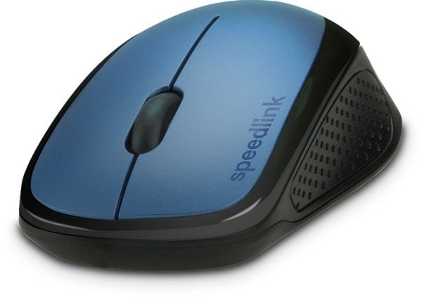 SPEEDLINK KAPPA Mouse - Mus - høyrehendt - optisk - 3 knapper - trådløs - 2.4 GHz - USB trådløs mottaker - blå