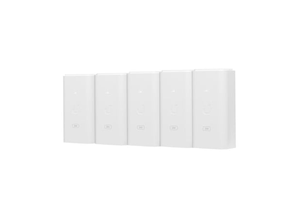 Ubiquiti Networks POE-24-24W - Strøminjektor - AC 120/230 V - 24 watt (en pakke 5)