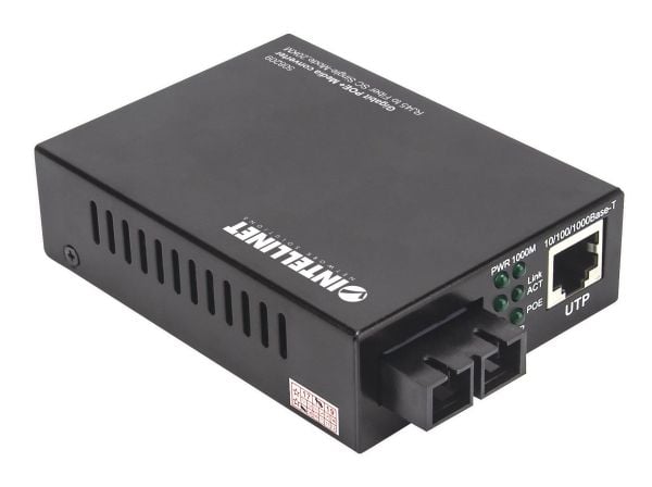 Intellinet 508209, 1000 Mbit/s, 1000Base-T, 1000Base-LX, IEEE 802.3, IEEE 802.3ab, IEEE 802.3af, IEEE 802.3at, IEEE 802.3u, Gigabit Ethernet, 10,10...