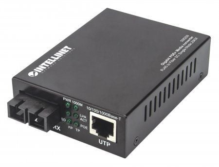 Intellinet 508209, 1000 Mbit/s, 1000Base-T, 1000Base-LX, IEEE 802.3, IEEE 802.3ab, IEEE 802.3af, IEEE 802.3at, IEEE 802.3u, Gigabit Ethernet, 10,10...