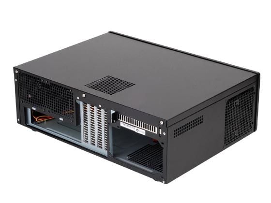Silverstone Grandia GD05, HTPC, PC, Sort, DTX, micro ATX, Mini-ITX, Alumiini, Muovi, SECC, Hjemme/Contour