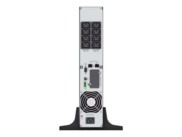 PowerWalker VI 2000RT LCD - UPS - AC 220/230/240 V - 1.8 kW - 2000 VA - 7 Ah - RS-232, USB - utgangskontakter: 8 - 2U - 19" - svart