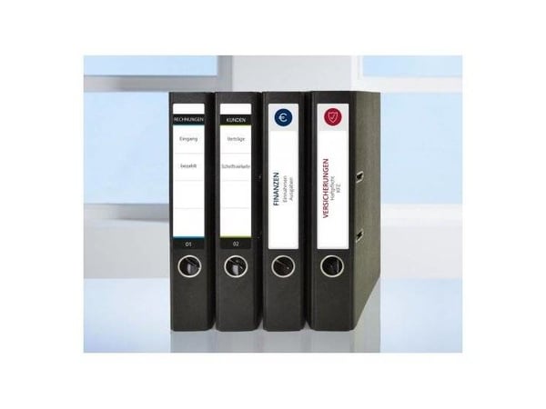 Avery L4760-10, Hvit, Avrundet rektangel, Permanent, 38 x 192 mm, A4, Ringperm