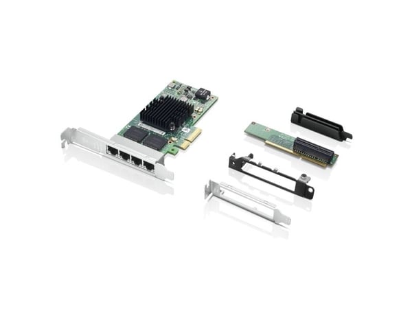 Intel I350-T4 - Nettverksadapter - PCIe 2.1 - Gigabit Ethernet x 4