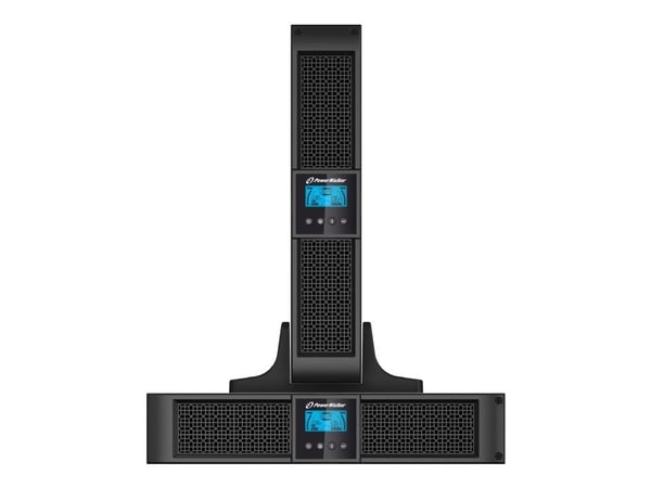 PowerWalker VI 3000RT LCD - UPS - AC 220/230/240 V - 2.7 kW - 3000 VA - 9 Ah - RS-232, USB - utgångskontakter: 9 - 2U - 19" - svart