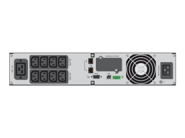 PowerWalker VI 3000RT LCD - UPS - AC 220/230/240 V - 2.7 kW - 3000 VA - 9 Ah - RS-232, USB - utgångskontakter: 9 - 2U - 19" - svart