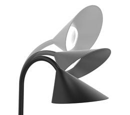 Unilux SOL, Blå, Elastomer, Metall, Plast, Kontor, 1 ampuller, 4 W, LED