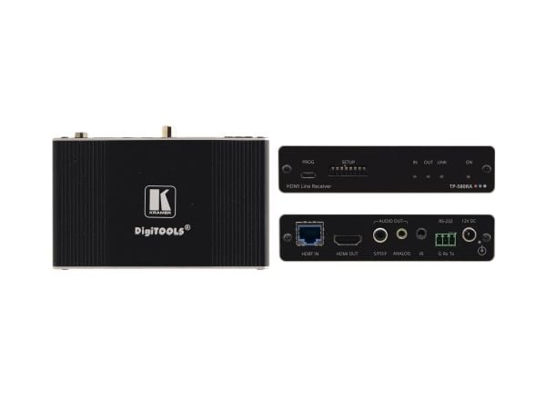 Kramer DigiTOOLS TP-580RA - Video/lyd/infrarød/seriell-utvider - HDBaseT - opp til 70 m - 1U