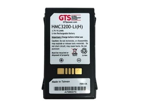 GTS HMC3200-LI(H) - Håndholdt batteri (tilsvarer: Symbol BTRY-MC32-52-01) - litiumion - 5000 mAh - for Zebra MC3200