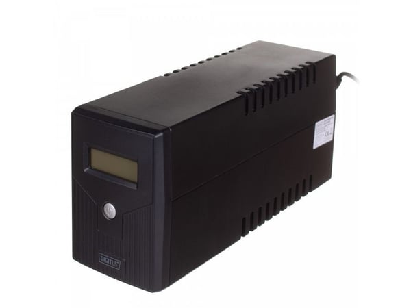 Digitus DN-170063-LCD, Linje-Interactive, 0,6 kVA, 360 W, Sinus, 162 V, 290 V