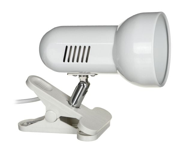 Activejet AJE-CLIP LAMP WHITE, Hvit, Metall, Plast, Soverom, Hjemme kontor, Kontor, Universell, Hvit, IP20, ISO 9001, ISO 14001, CE, RoHS