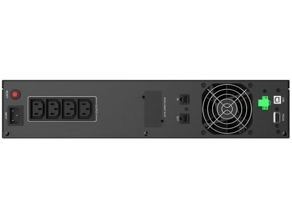 PowerWalker VI 1200 RLE, Interaktivt indgangsstik, 1,2 kVA, 720 W, 165 V, 290 V, 45/55 Hz