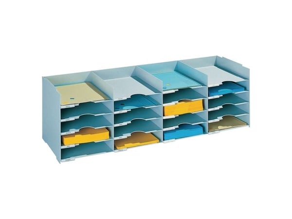 Lokeromoduuli paperinvirta, 20 lokeroa, 32,2 x 85,8 x 33 cm