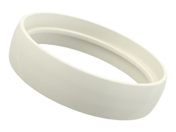 Multibrackets M Pro - Monteringskomponent (ledningslucka) - plast - vit - stångmontering