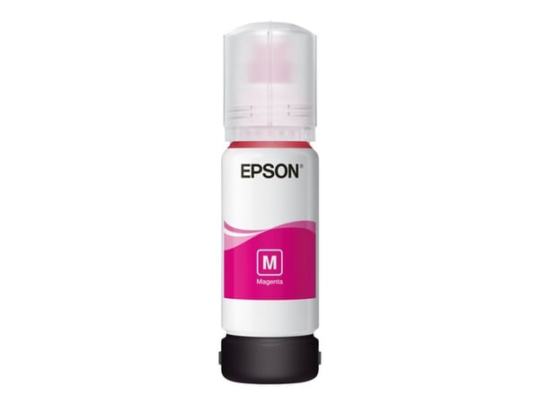 Epson 106 EcoTank -mustepullo, magenta, Alkuperäinen, Magenta, Epson, - EcoTank ET-7750 - EcoTank ET-7700, 70 ml, Mustesuihkutulostus